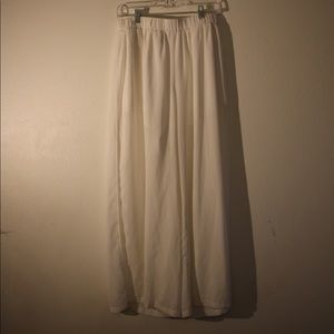SHEIN CURVE White Flowy pants! 1X | USED perfect for summer!